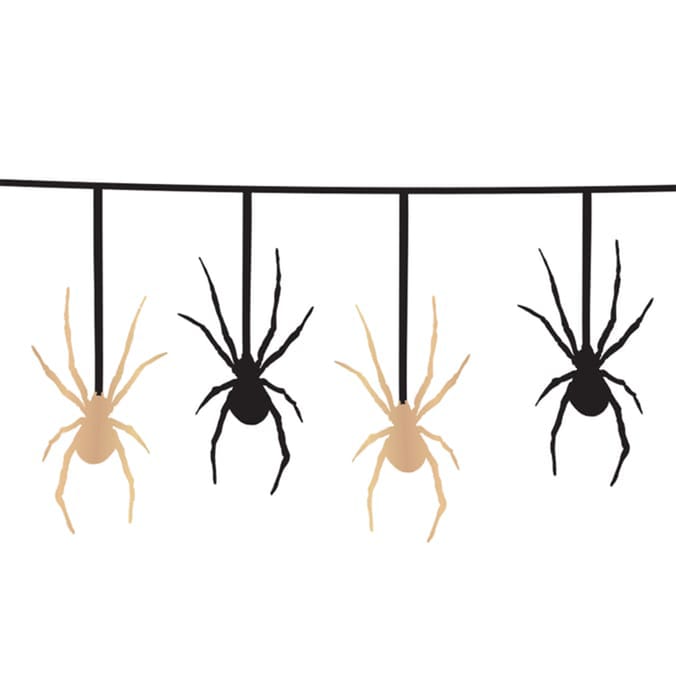 Haunted House 3 Metre Bunting - Spider