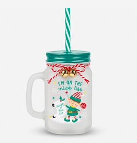Sleigh Bells Character Mason Jar - Elf