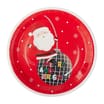 Sleigh Bells Santa Paper Plates 10 Pack