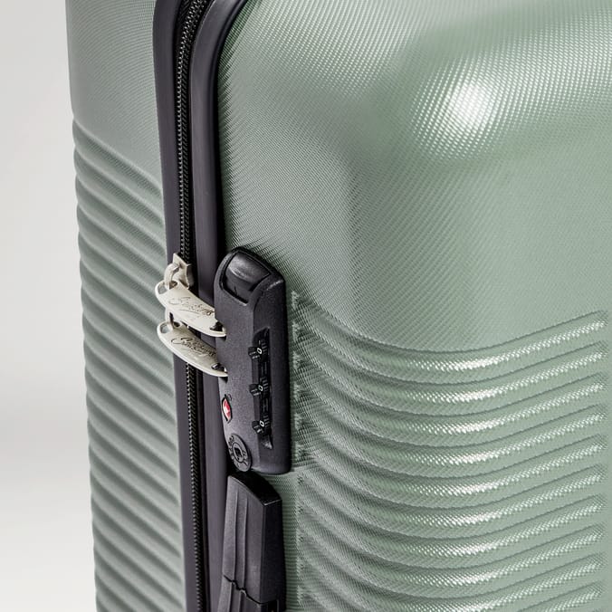 Salisburys Hard Shell Lisbon Expandable Suitcase - Green