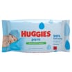 Huggies Pure 0% Plastic Baby Wipes 48's