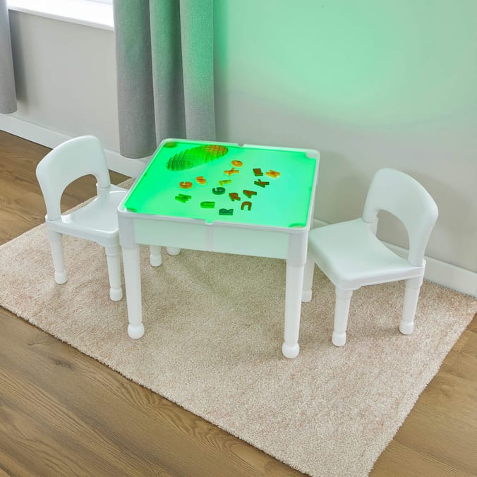 Liberty House Toys Light Table and Two Chairs Set