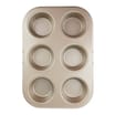 Jane Asher Non-Stick 6 Cup Muffin Tray
