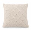 Festive Feeling Chenille Knit Cushion 55cm - Cream 