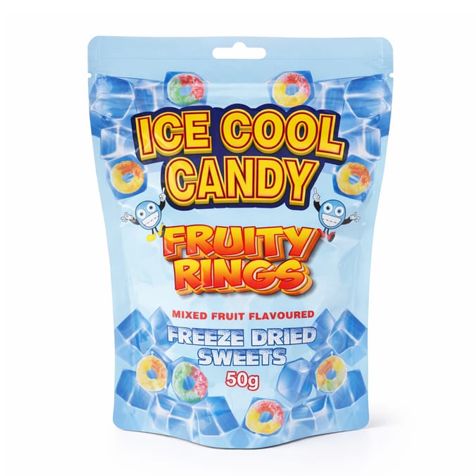 Ice Cool Candy Fruity Rings 50g