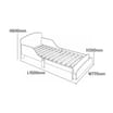 Liberty House Toys Toddler Bed With Built-In Bookshelf