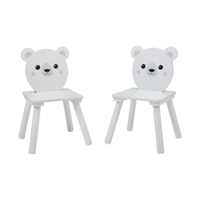 Liberty House Toys Kids Bear Table and Two Chairs Set