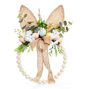 Spring Time Beaded Bunny Wreath 