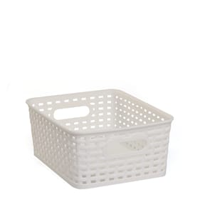 House Small Storage Basket - White