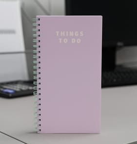 Stationery Store Things To Do Notebook - Purple