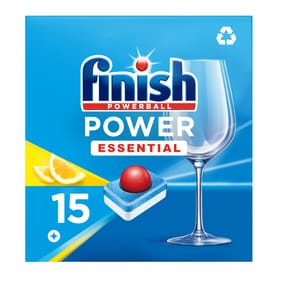 Finish Power Essential Dishwasher Tablets Lemon 15 Tabs