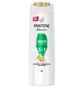 Pantene Active Pro-V Smooth & Sleek 3 In 1 Shampoo 600ml