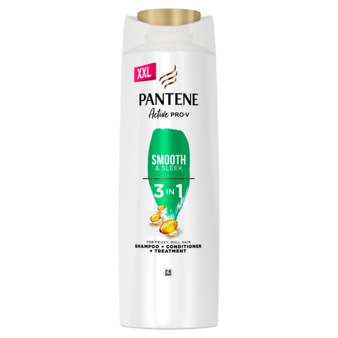 Pantene Active Pro-V Smooth & Sleek 3 In 1 Shampoo 600ml