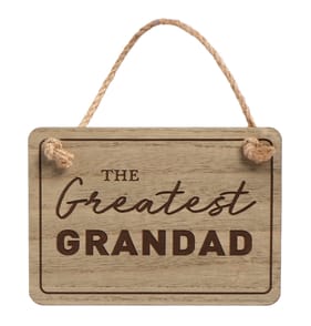 Just for You Wooden Wall Sign - The Greatest Grandad