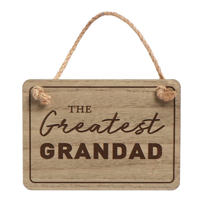 Just for You Dad Wooden Wall Sign - The Greatest Grandad