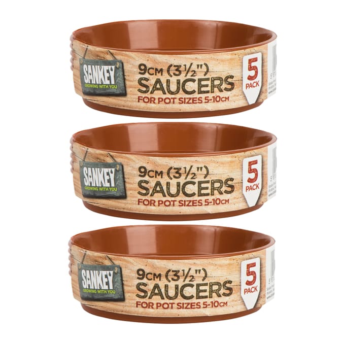 Sankey Grow Saucer 9cm 5 Pack x3