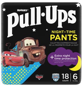Huggies Pull-Ups Night Time Nappy Pants 18's Boy Size 6