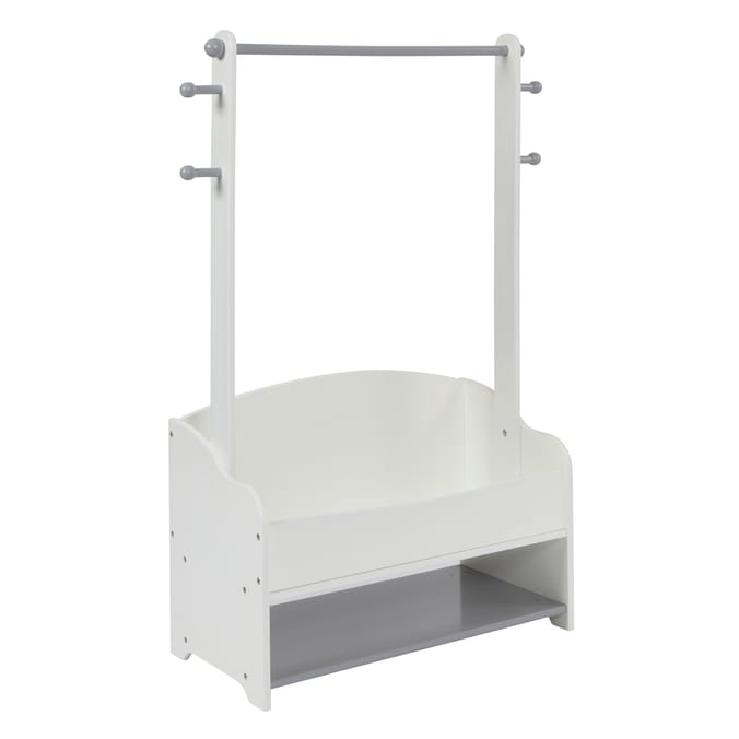 Liberty House Toys Kids Hanging Rail with Extra Storage