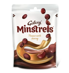 Galaxy Minstrels Milk Chocolate Buttons Pouch Bag 125g
