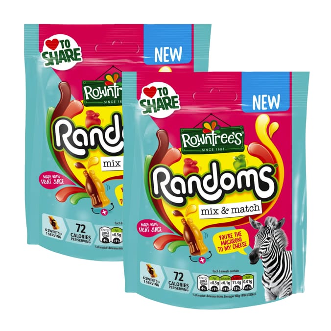 Rowntree's Randoms Mix & Match 130g x2