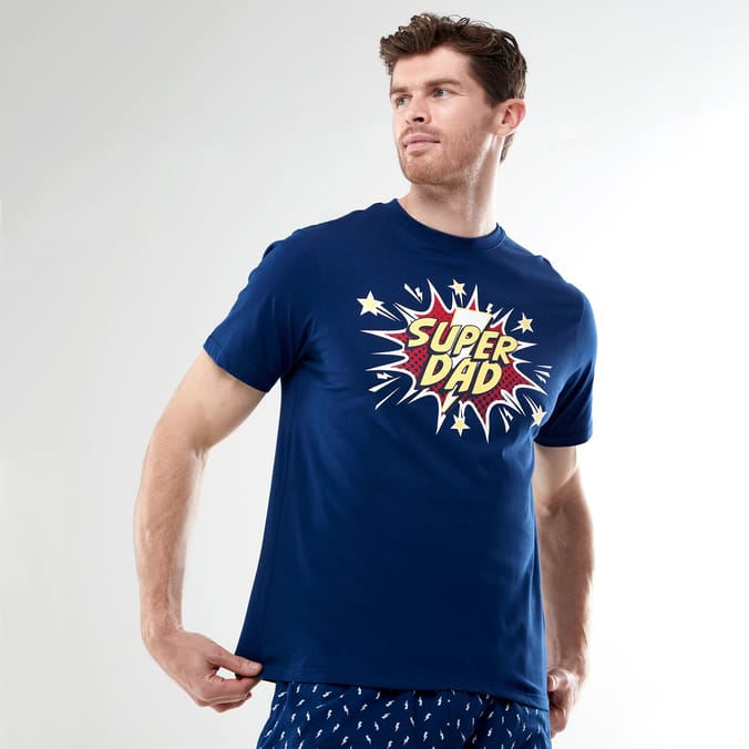 Originals Super Dad Pyjama Set Home Bargains