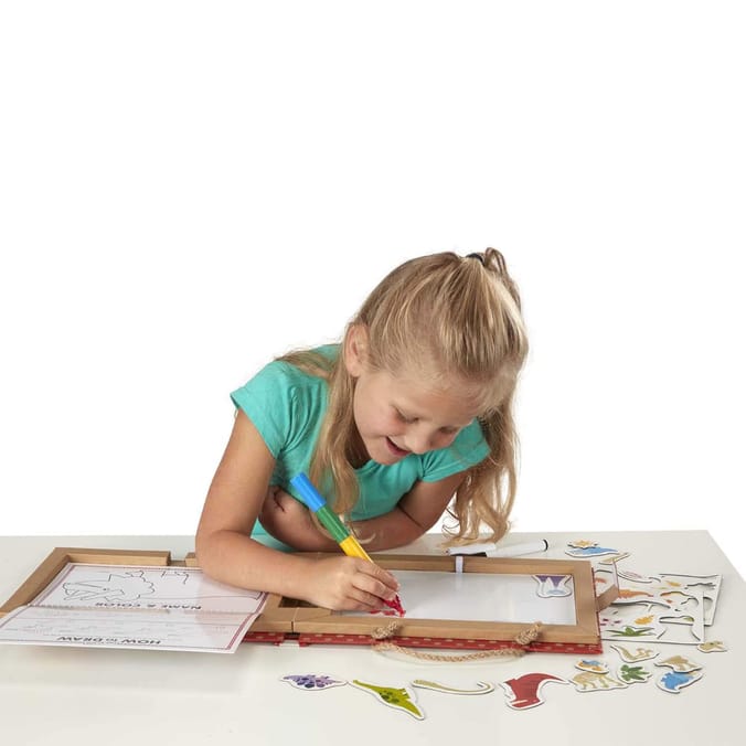 Melissa & Doug Play, Draw, Create Kit - Dinosaurs
