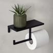 Home Collections Wall Mounted Toilet Roll Holder & Shelf
