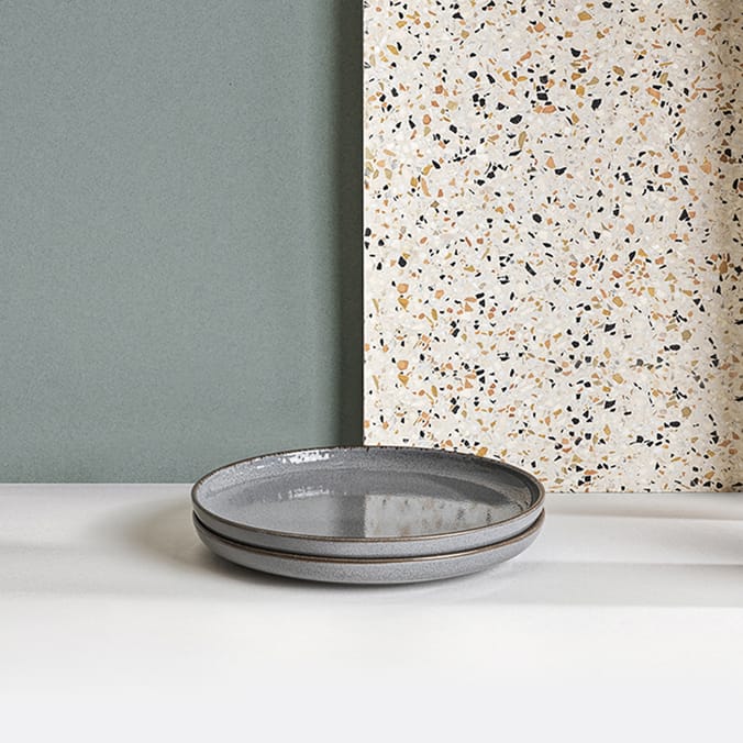 Moods Breakfast & Dessert Plate 2 Pack Set