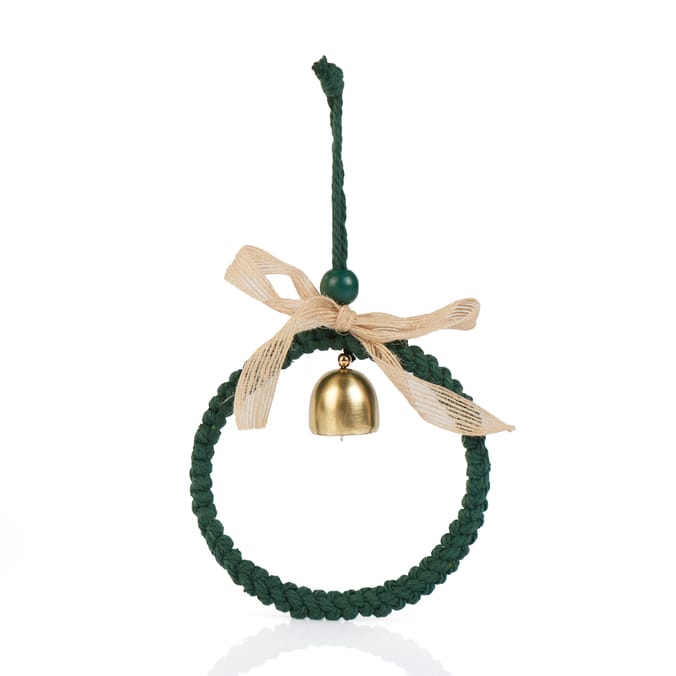 Winter Charm Round Tree Decor With Bell