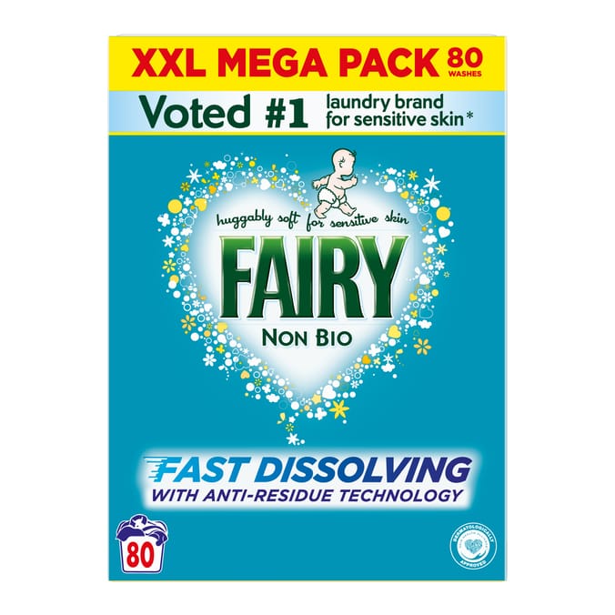 Fairy Non Bio Washing Powder 80 Washes 4.4kg