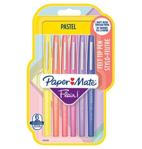 Paper Mate Flair Felt Tip Pens 6 Pack