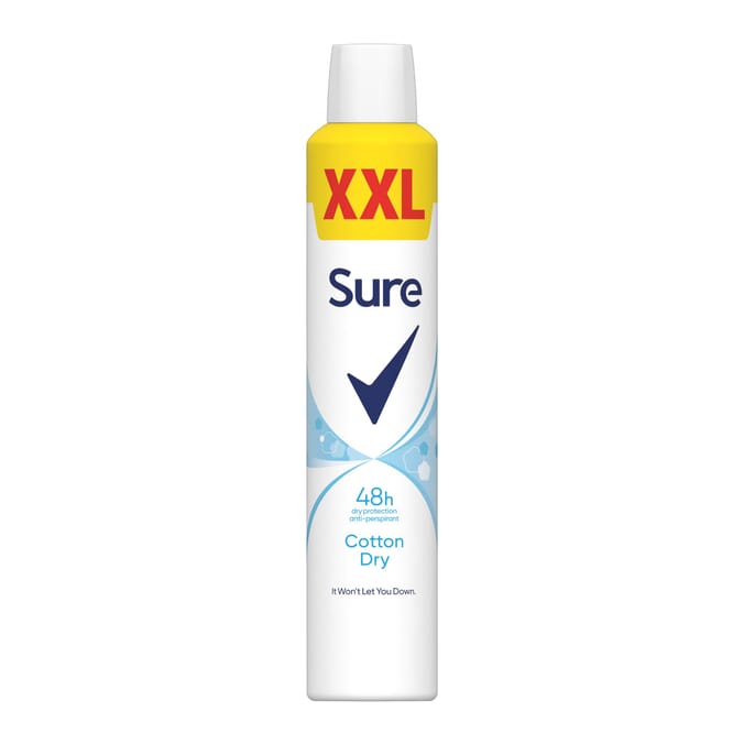 Sure Anti-Perspirant Aerosol Cotton Dry 300ml