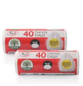 TidyZ Tie Handles 40 Handy Bags x2