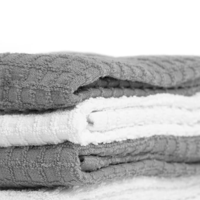 Open Kitchen 100% Cotton Tea Towels 5 Pack