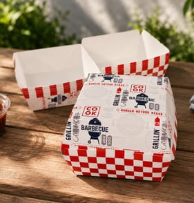 Summer BBQ Burger Boxes 6 Pack