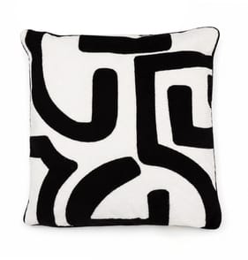Home Collections Abstract Monochrome Printed Cushion 45x45cm