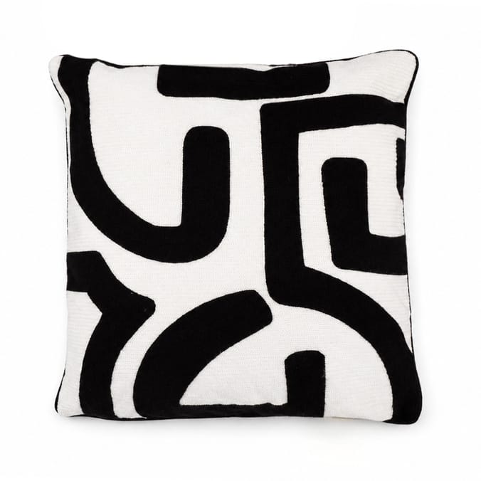 Home Collections Abstract Monochrome Printed Cushion 45x45cm