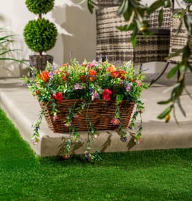 Jardin Artificial Rattan Planter