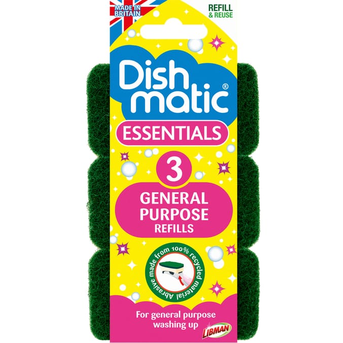 Dishmatic Essentials General Purpose Refills 3 Pack