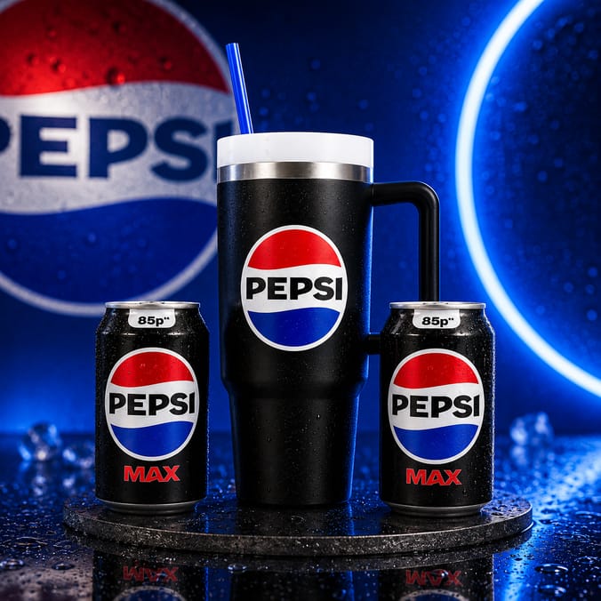 Pepsi Max Tumbler With 2 x 330ml Cans