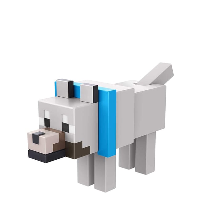 Minecraft Build A Portal 8cm Figure GTP08 - Wolf