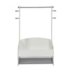 Liberty House Toys Kids Hanging Rail with Extra Storage