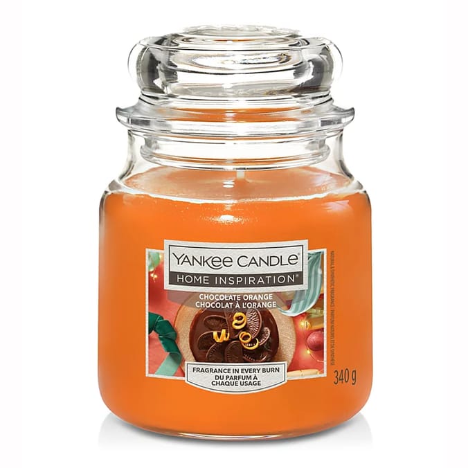 Yankee Home Inspiration Medium Candle 340g - Chocolate Orange