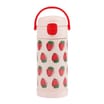 Printed Stainless Steel Pink Water Bottle 350ml - Strawberry
