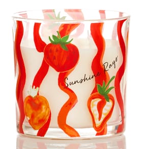 The Outdoor Edit Mediterranean Fragranced Candle - Strawberry & Vanilla