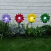 Firefly Metal Flower Stake Solar Light