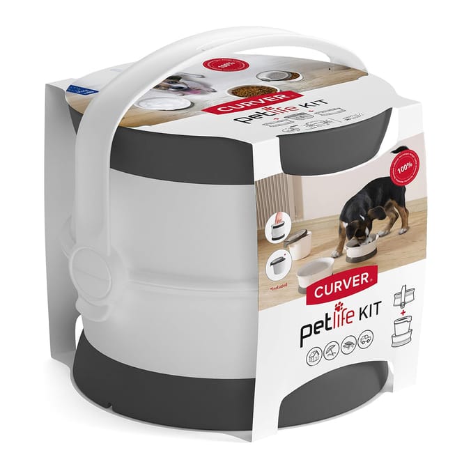 Curver Petlife Food Container Travel Kit 2 Pack