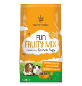 Country Values Fun Fruity Mix Nuggets For Guinea Pigs 1.5kg