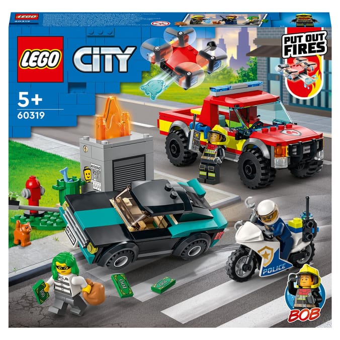 LEGO City Fire Rescue & Police Chase 60319