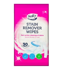 Softy Stain Remover Wipes 30s x12